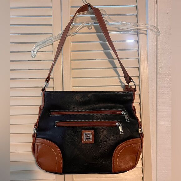 Stone mtn black brown purse - Picture 1 of 8